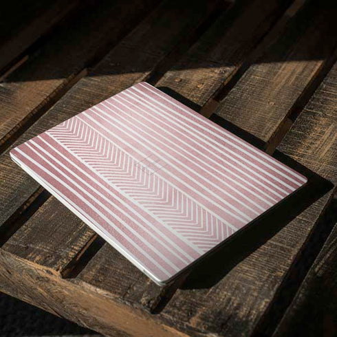 Pink and White Stripes Surface Laptop 2 Skin